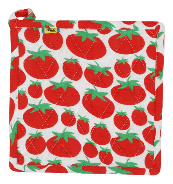 All Over Printed Cotton/ Linen Pot Holder | Tomatoes Multi