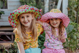 Sun Hat | Wild Flowers - Orange