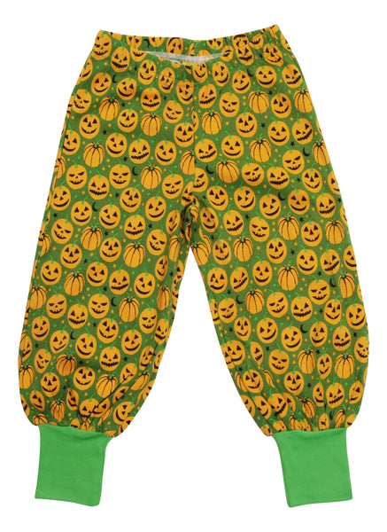 Baggy Pants | Pumpkin- Green, Classic Green Ribb