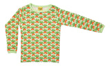 Long Sleeve Top |  Radish – Patina Green. Patina Green Taping