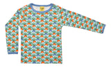 Long Sleeve Top | Multi Radish – Blue