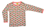 Long Sleeve Top | Multi Radish – Pink. Camelia Rose Pink Taping