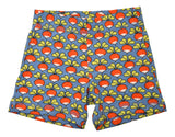 Short Pants | Contrast Back Pockets. Radish Marina Blue