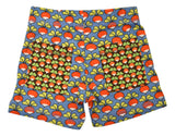 Short Pants | Contrast Back Pockets. Radish Marina Blue