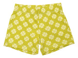 Short Pants | Contrast Back Pockets. Clover Sulphur Spring Green