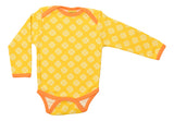 Long Sleeve Body | Clover – Dandelion Yellow. Blazing Orange Taping