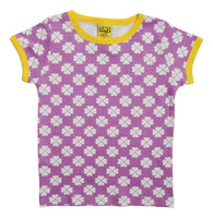 Short Sleeve Top | Clover - Violet Tulle Purple