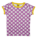 Short Sleeve Top | Clover - Violet Tulle Purple