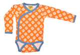 Kimono Body | Clover – Vibrant Orange. Marina Blue Taping