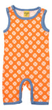 Play Suit | Clover – Vibrant Orange. Marina Blue Taping