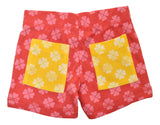 Short Pants | Contrast Back Pockets. Clover Rouge Red