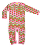 Lap Neck Suit | Radish – Lilac Chiffon. Lilac Chiffon Taping