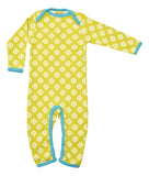 Lap Neck Suit | Clover – Sulphur Spring Green. River Blue Taping