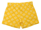 Short Pants | Contrast Back Pockets. Clover Yellow