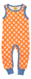 Dungaree | Clover – Vibrant Orange. Marina Blue Taping