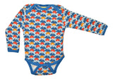 Long Sleeve Body | Multi Radish  – Blue