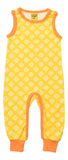 Dungaree | Clover – Dandelion Yellow. Blazing Orange Taping