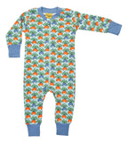 Zip Suit | Multi Radish – Blue