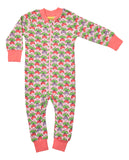 Zip Suit | Multi Radish – Pink. Camelia Rose Pink Ribb