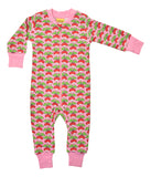 Zip Suit | Radish – Lilac Chiffon. Lilac Chiffon Ribb