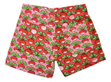 Short Pants | Mixed Print. Multi Radish Rouge Red/ Radish Lilac Chiffon