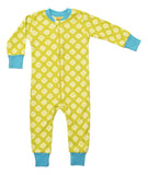 Zip Suit | Clover – Sulphur Spring Green. River Blue Taping
