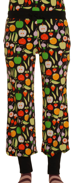 Baggy Pants | Harvest - Black. Black Ribb