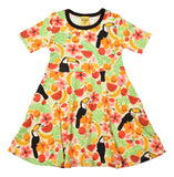 Short Sleeve Skater Dress | Tucan
