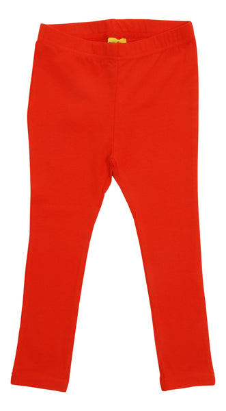 Solid | Leggings | Fiesta Red