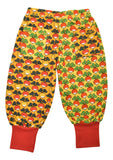 Baggy Pants | Mixed Print. Multi Radish Mineral Yellow/ Radish Dandelion Yellow, Poppy Red Ribb
