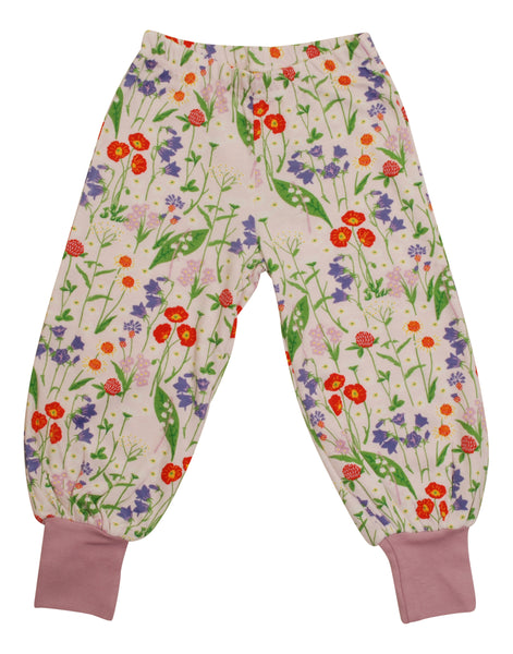 Baggy Pants | Midsummer Flower – Cradle Pink. Orchid Bouquet Ribb