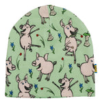 Double Layer Hat | Dancing Pig- Green