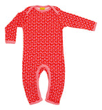 Lap Neck Suit | Mini Radish - Rouge Red