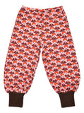 Baggy Pants | Radish - Pink, Java Brown Ribb