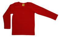 Solid | Long Sleeve Top | Tango Red