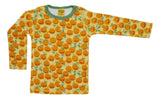 All Over Printed Velour Top | Oranges - Yellow, Jadesheen taping