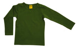 Solid | Long Sleeve Top | More Than a Fling - Treetop Dark Green