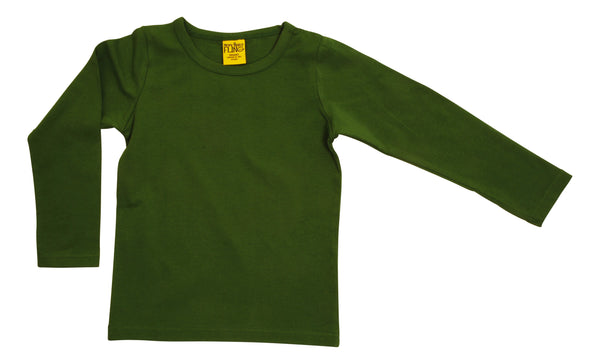 Solid | Long Sleeve Top | More Than a Fling - Treetop Dark Green