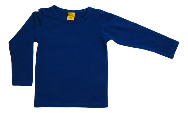 Solid | Long Sleeve Top | More Than a Fling - Snorkel Blue