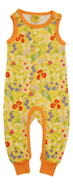 Dungaree | Midsummer Flower – Snapdragon Yellow. Blazing Orange Taping