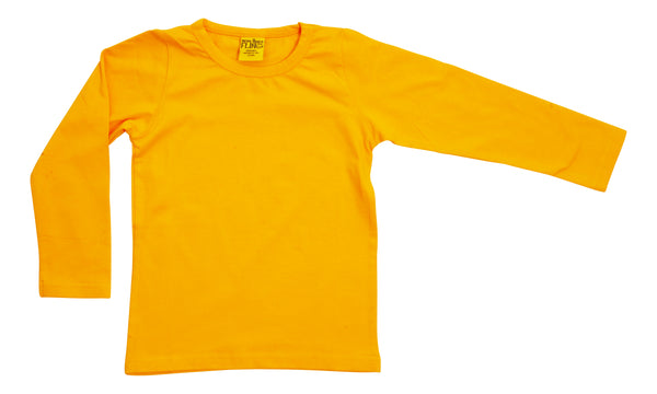 Solid | Long Sleeve Top | More Than a Fling - Citrus Yellow