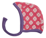 Babycap / Bonnet | Clover - Pink, Bougainvillea Taping