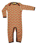 Lap Neck Suit | Radish - Brown