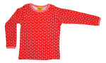 Long Sleeve Top | Mini Radish – Cerise, Sachet Pink Taping