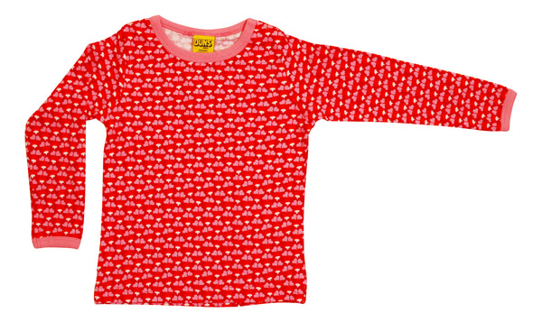 Long Sleeve Top | Mini Radish – Cerise, Sachet Pink Taping