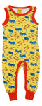 Dungaree | Cats - Lemon Chrome