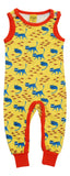 Dungaree | Cats - Lemon Chrome