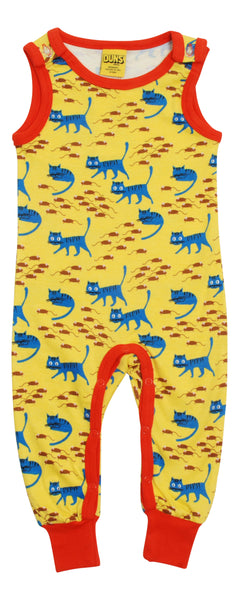 Dungaree | Cats - Lemon Chrome