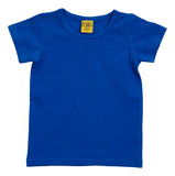 Solid | Short Sleeve Top | Brilliant Blue