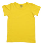 Solid | Short Sleeve Top | Vibrant Yellow